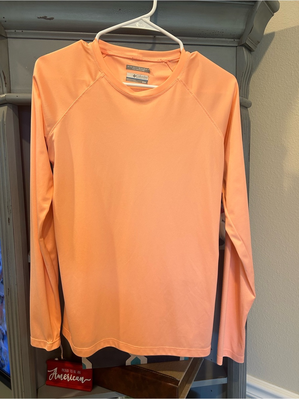 Columbia Long Sleeve Performance Tee - Peach